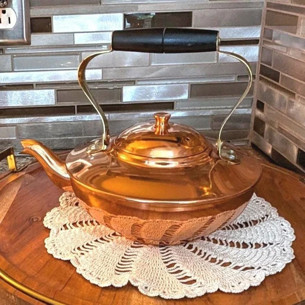 Vintage Unused Copper Kettle